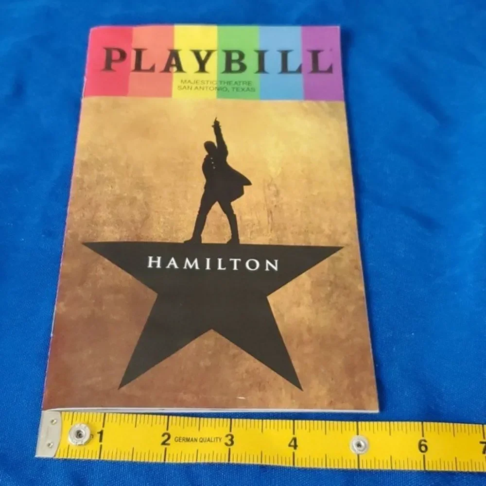 Hamilton Playbill June 2023 San Antonio Majestic Theatre Philip Tour Pride Ed.